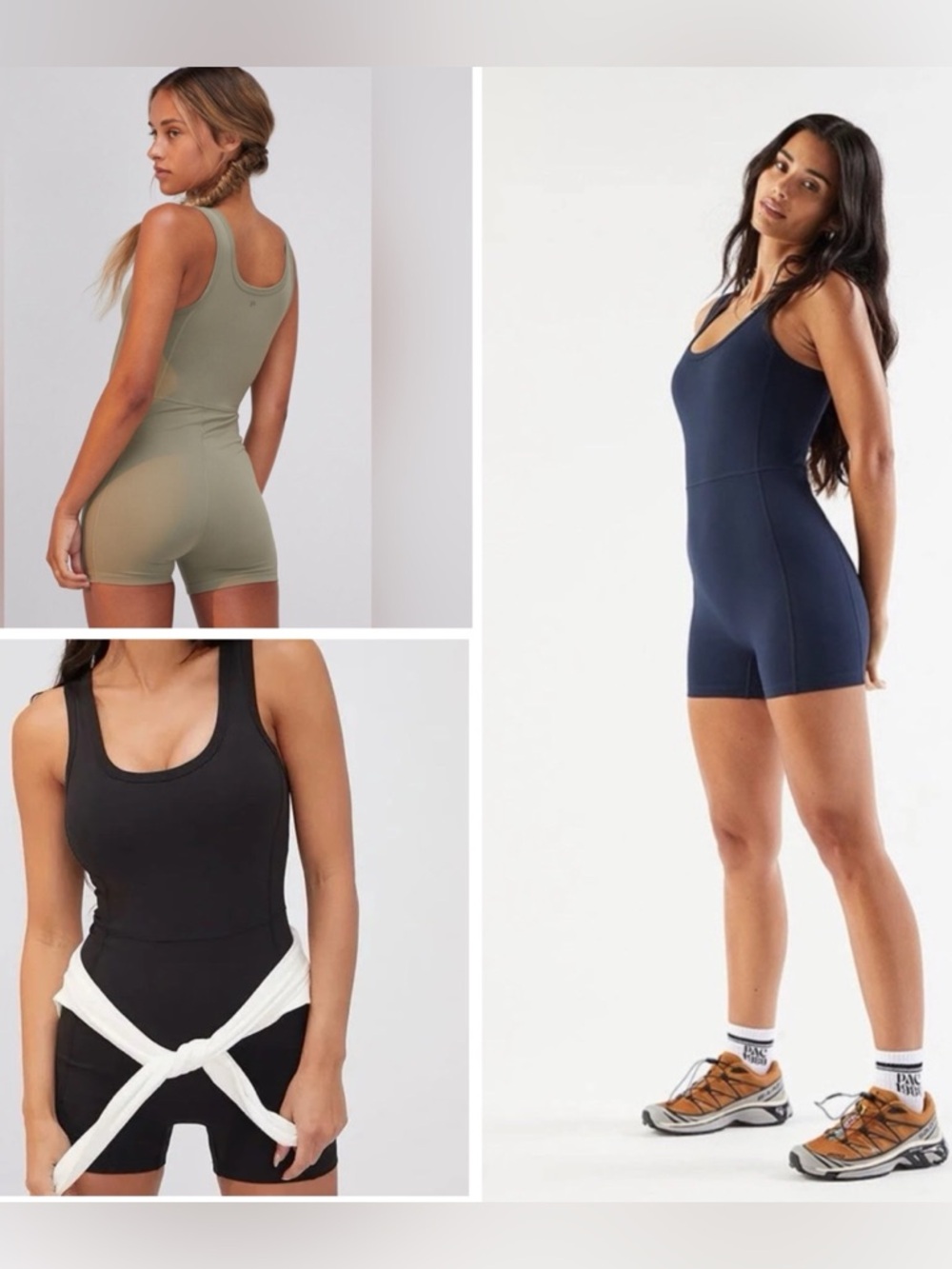Bundle: 3x PAC 1980 PacSun Active Speedwalker Rompers - Size L